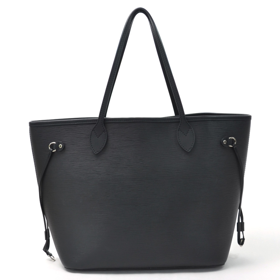 Auth Louis Vuitton EPI Neverfull MM Tote BAG Noir Black EPI Leather 26257 | eBay