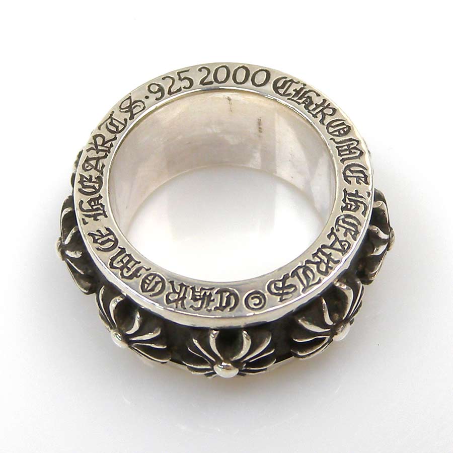 Auth Chrome Hearts Spinner CHX Ring Ring Silver 925 37117 eBay